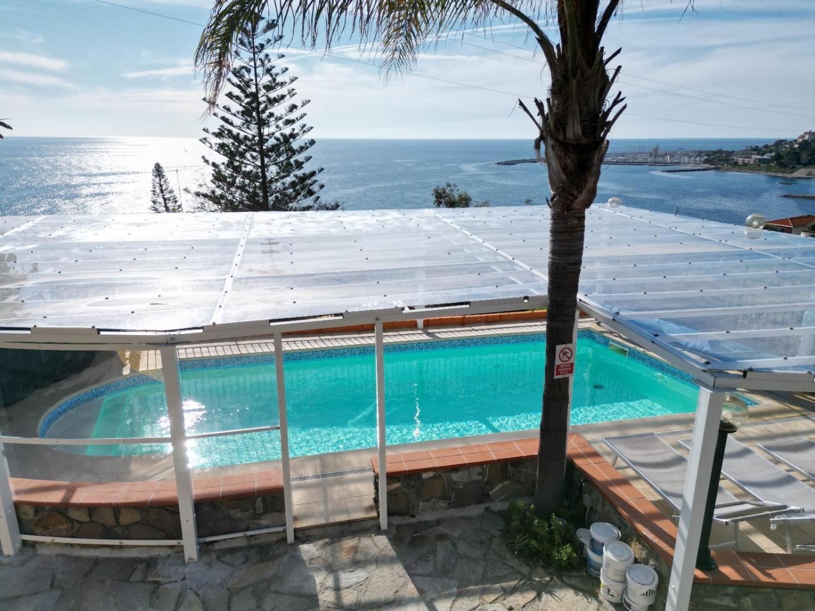 Villa Del Mare Ligure Terme & Spa Piscina A 37 Gradi Santo Stefano al Mare Kültér fotó